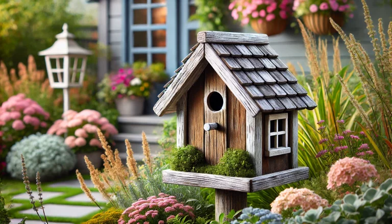 Beautify Your Garden With Elegant Bird House Ideas - 01