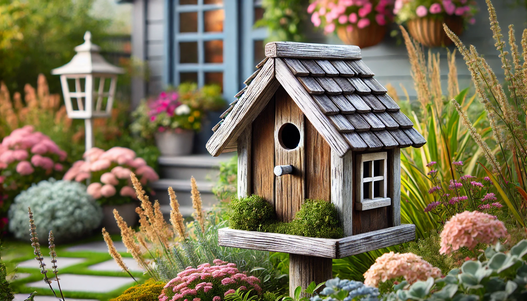 Beautify Your Garden With Elegant Bird House Ideas - 01