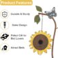 Charming Birdhouse Stake for Gardens and Backyards deatures