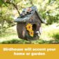 Colorful Hanging Birdhouse Wooden Decor 3