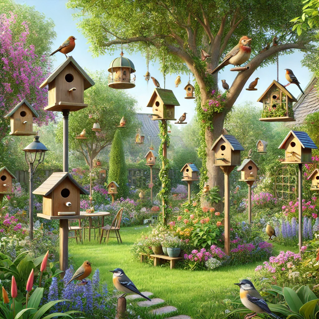 Creating A Refined Backyard Space With Elegant Bird House Ideas - 01