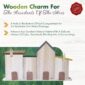 Decorative Birdhouse Handcrafted Rustic Design 4