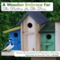 Decorative Birdhouse Handcrafted Rustic Design 5