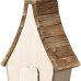 Decorative Outdoor Solid Wood Bird House with Pallet Roof 7