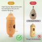 Natural Hummingbird House with Wooden Charm comparison