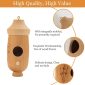 Outdoor Garden Natural Wooden Hummingbird Bird House 3