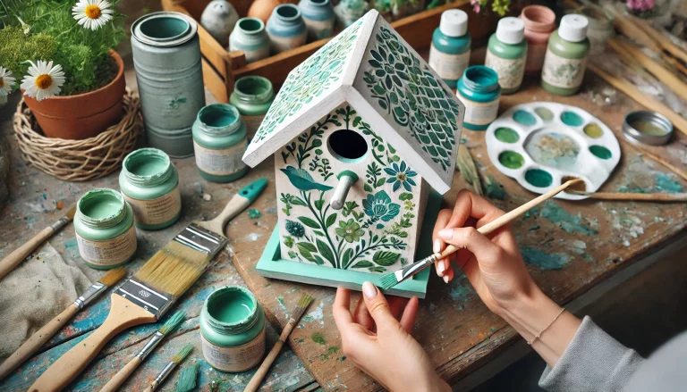 Painted Perfection For Nature Lovers With Elegant Bird House Ideas - 01