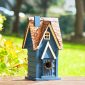 Rustic Garden Bird House Perfect for Outdoor Spaces 2