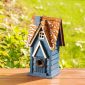 Rustic Garden Bird House Perfect for Outdoor Spaces 3