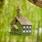 Vibrant Outdoor Garden Bird House for a Lively Backyard 2