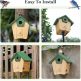 Wood Nesting Bird House with Predator Guard 6