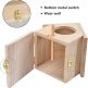 Wooden Bird House for Outside with Hanging Design 3