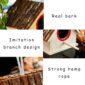 Wooden Birdhouse Durable Hanging Bird Shelter 2