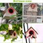 Wooden Birdhouse Durable Hanging Bird Shelter 3
